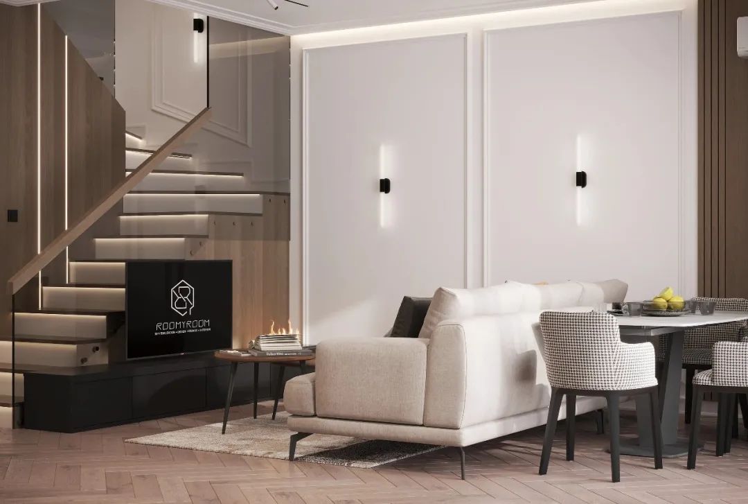 300㎡复式空间设计丨Roomy Room-17