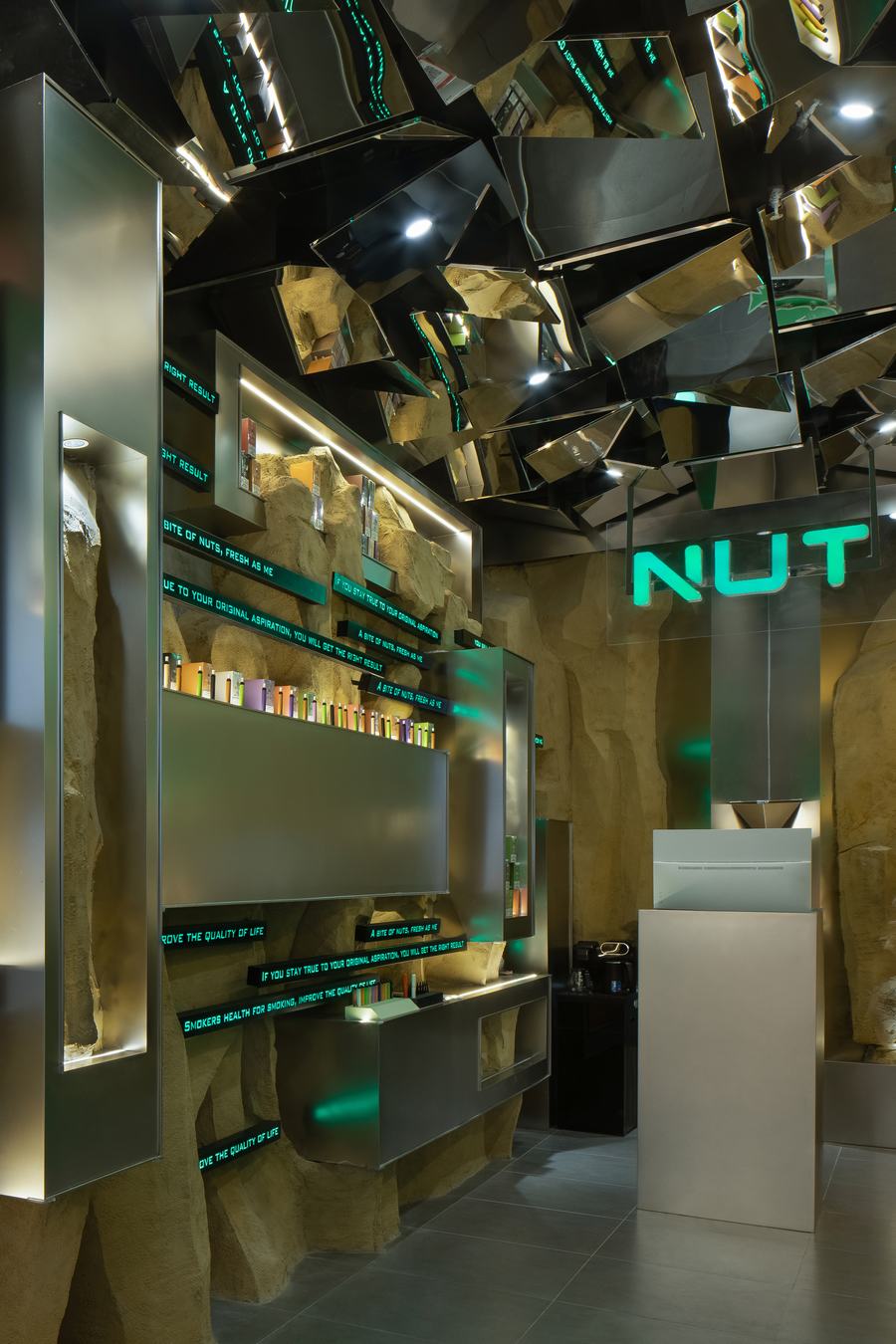 电子烟品牌NUT赛博朋克主题概念店设计 - 米尚丽零售设计网 MISUNLY- 美好品牌店铺空间发现者-11