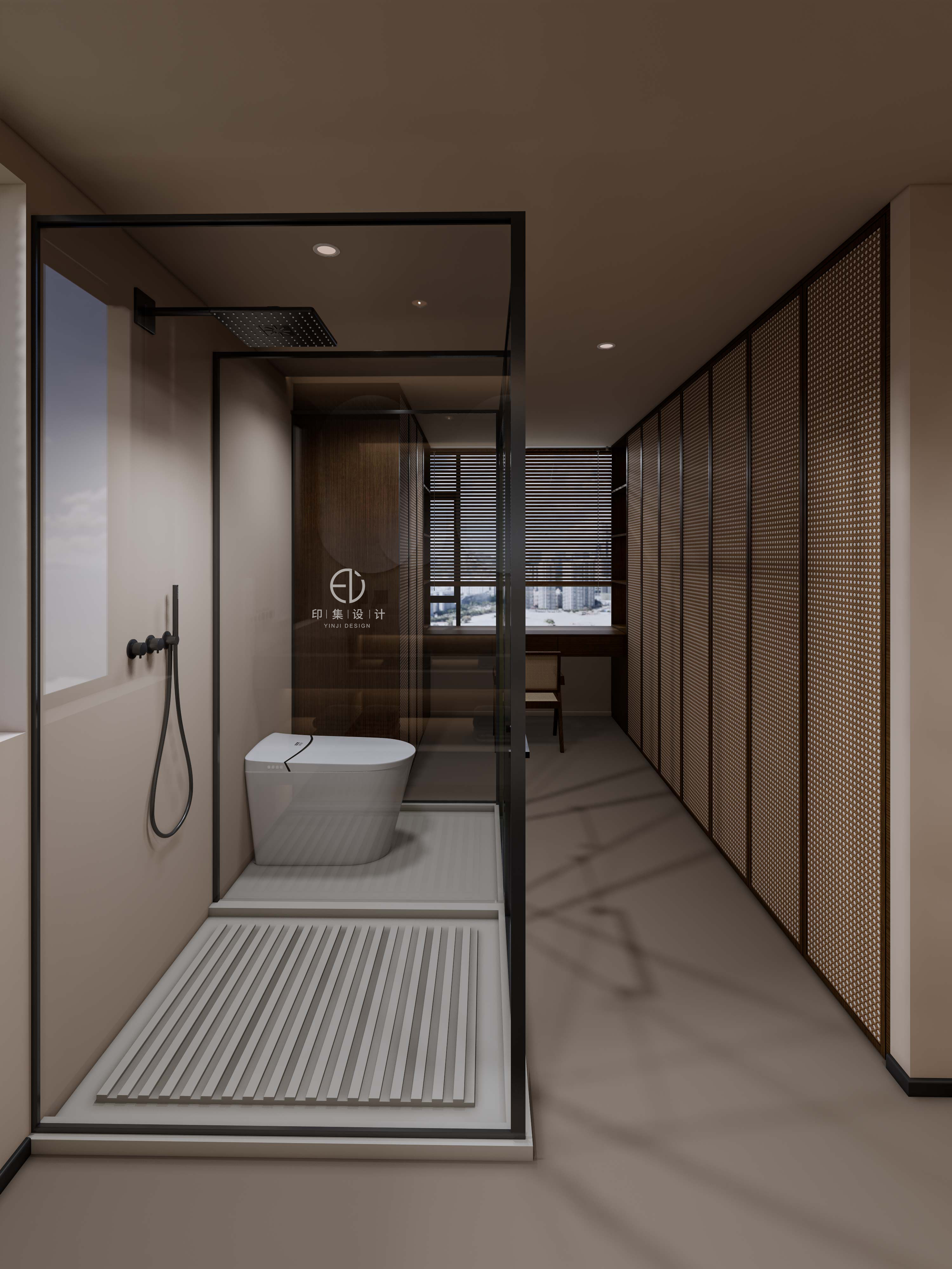 150㎡黑胡桃侘寂风：隐于时光的自然之美-19