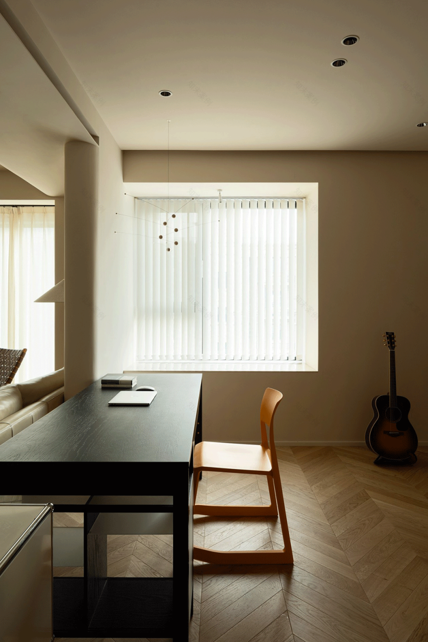 极简中古风私宅设计,享慵懒生活-44