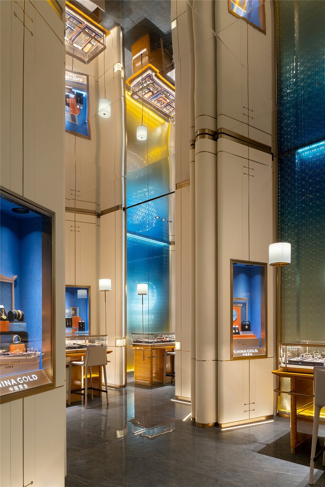 中国黄金国际旗舰店丨中国山西丨佰第设计-13