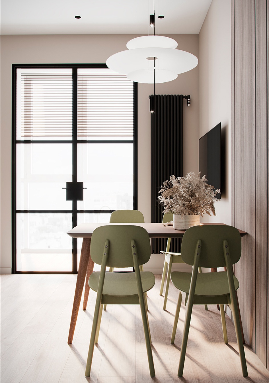 原木与绿色 打造出既清新又舒适空间-2