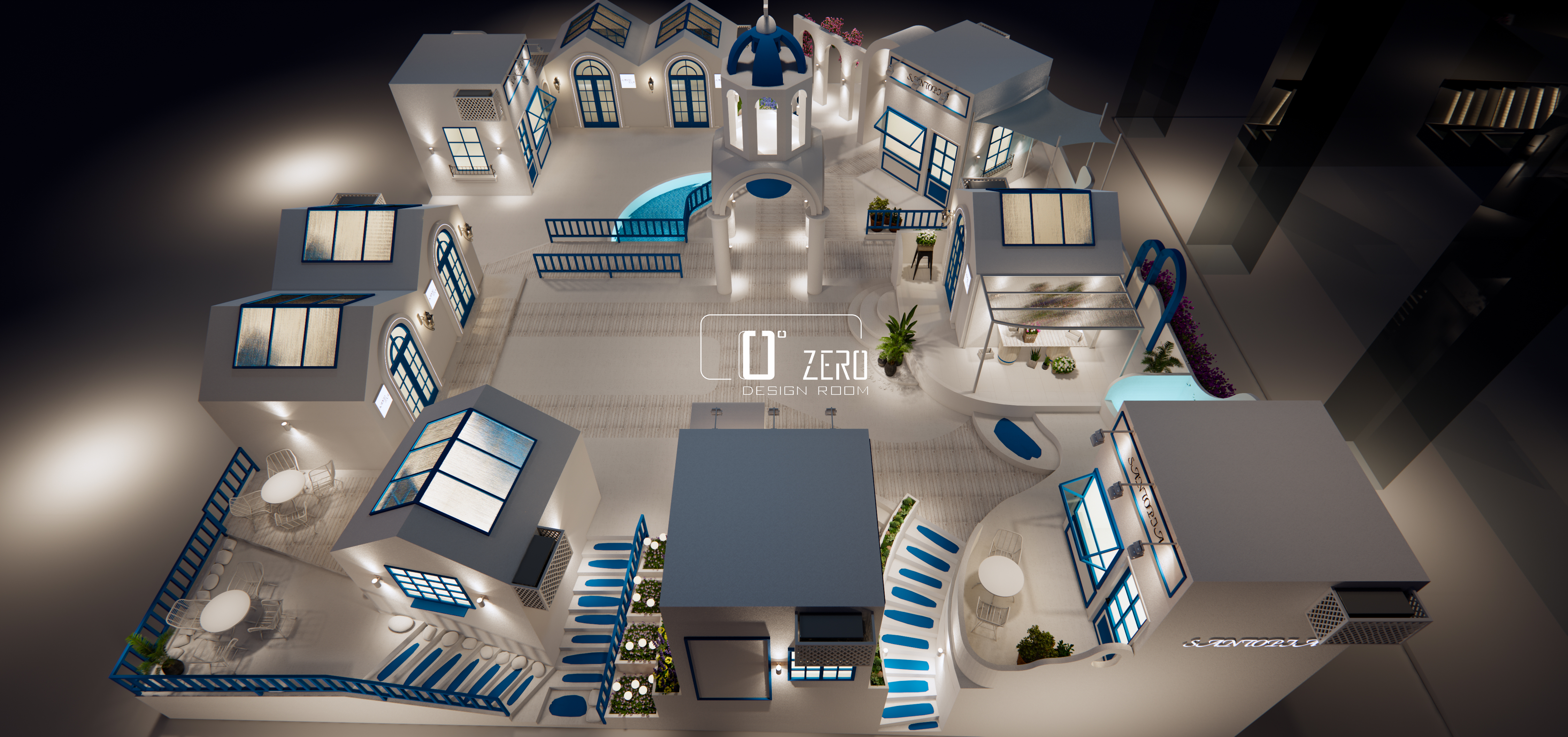 圣托里尼乌托邦理念的假日城市丨中国深圳丨Zero Desing Room-24