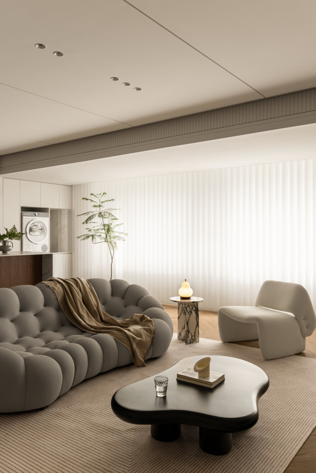 现代法式 · 舒适温馨空间-4