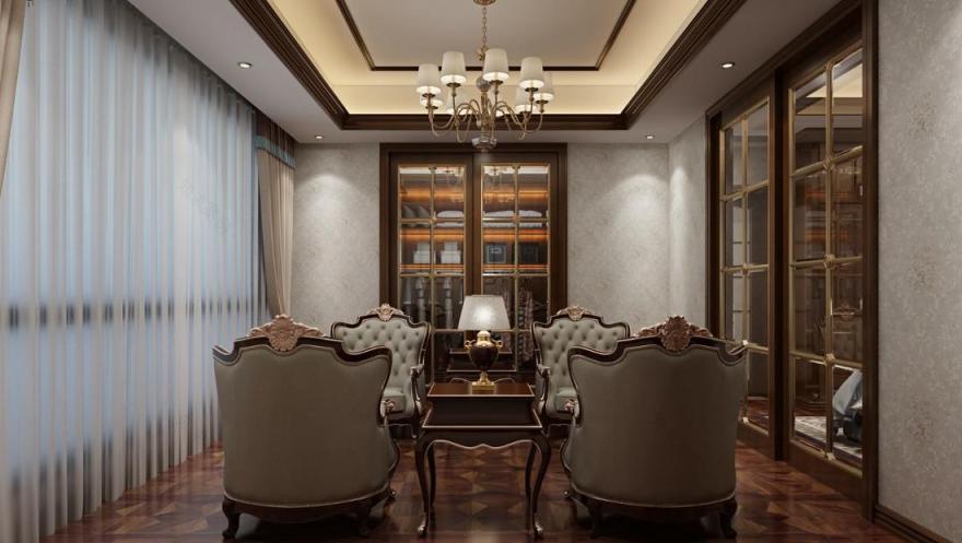 吉首市溶江小区壹号复式楼美式风格-28