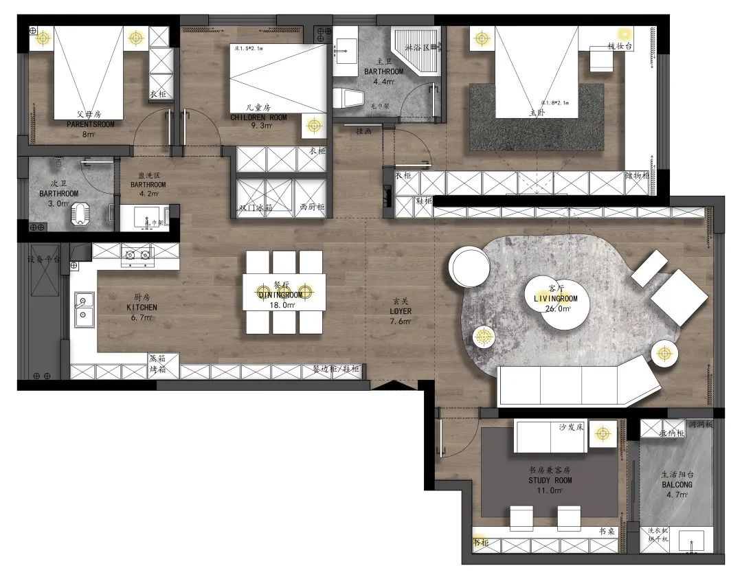 《光•影》 现代极简风格住宅设计丨浅尺住建-17