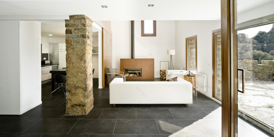 城郊农舍改造,融入自然的美学空间-17