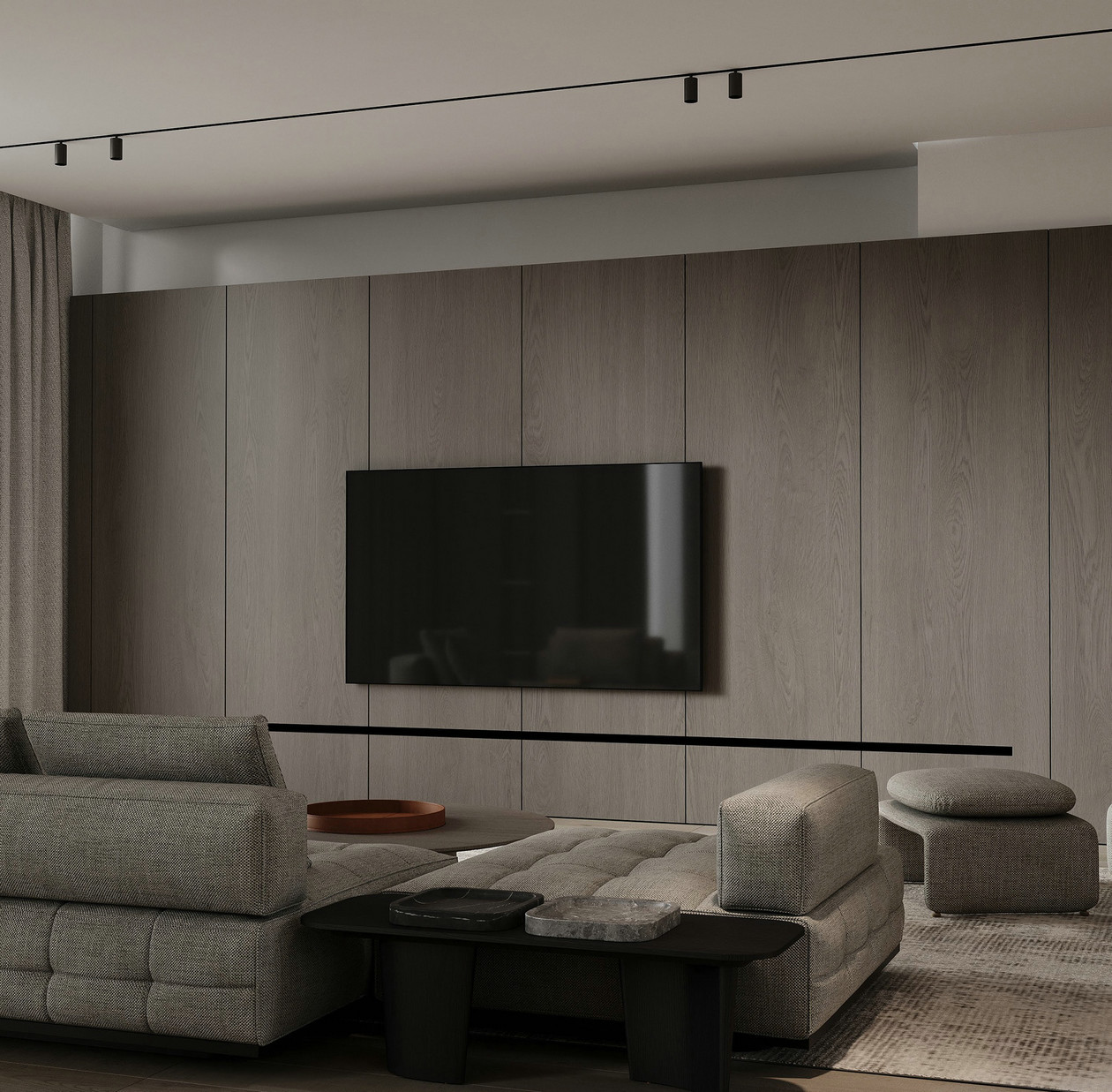 高级色系大平米住宅设计-0