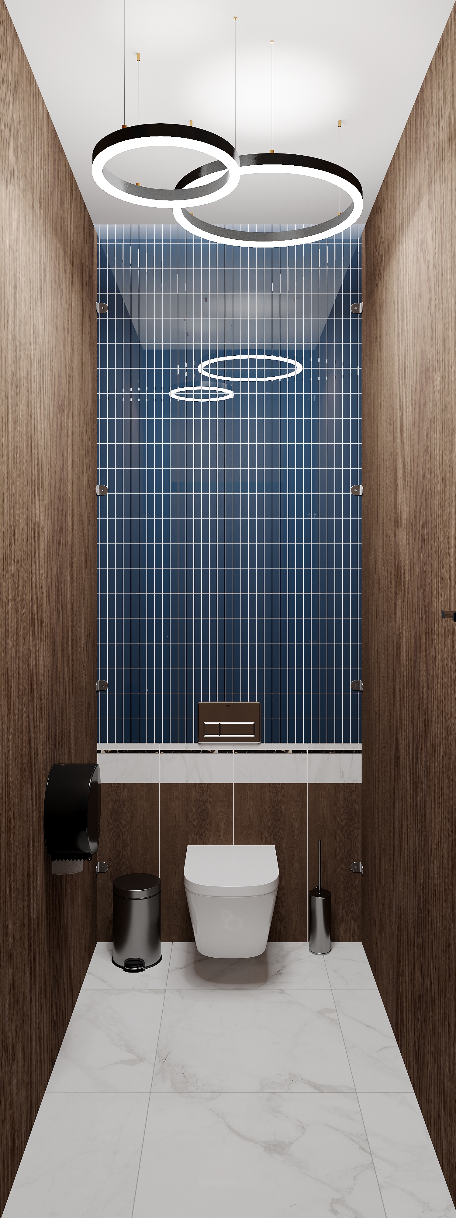 乌克兰空军国民警卫队基地男性公共厕所室内设计-14