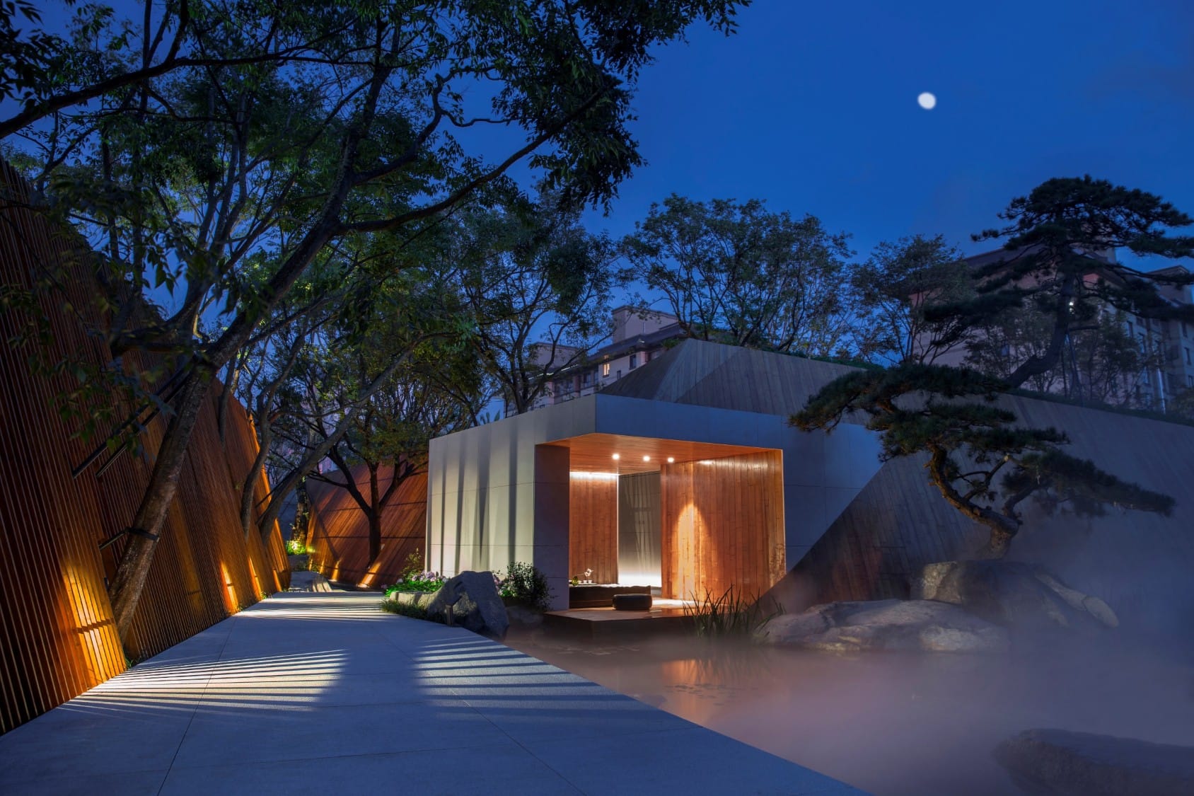 东山丝竹,华夏御府阳光售楼处改造,种地设计-3