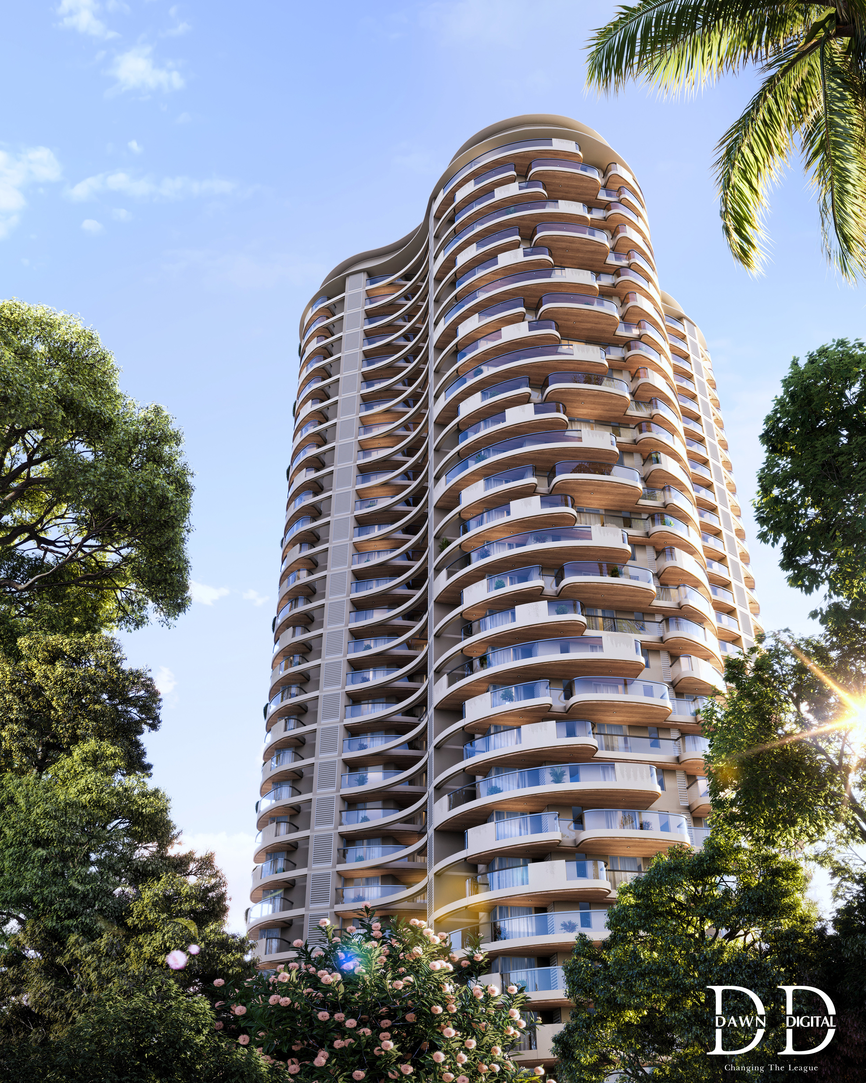 多层住宅建筑丨IndiaChandigarh丨Dawn Digital Studio-15