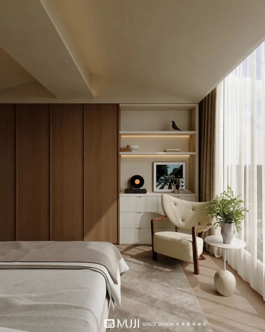 木吉新作|在四层侘寂别墅中,寻找时光沉淀的诗意栖居-83