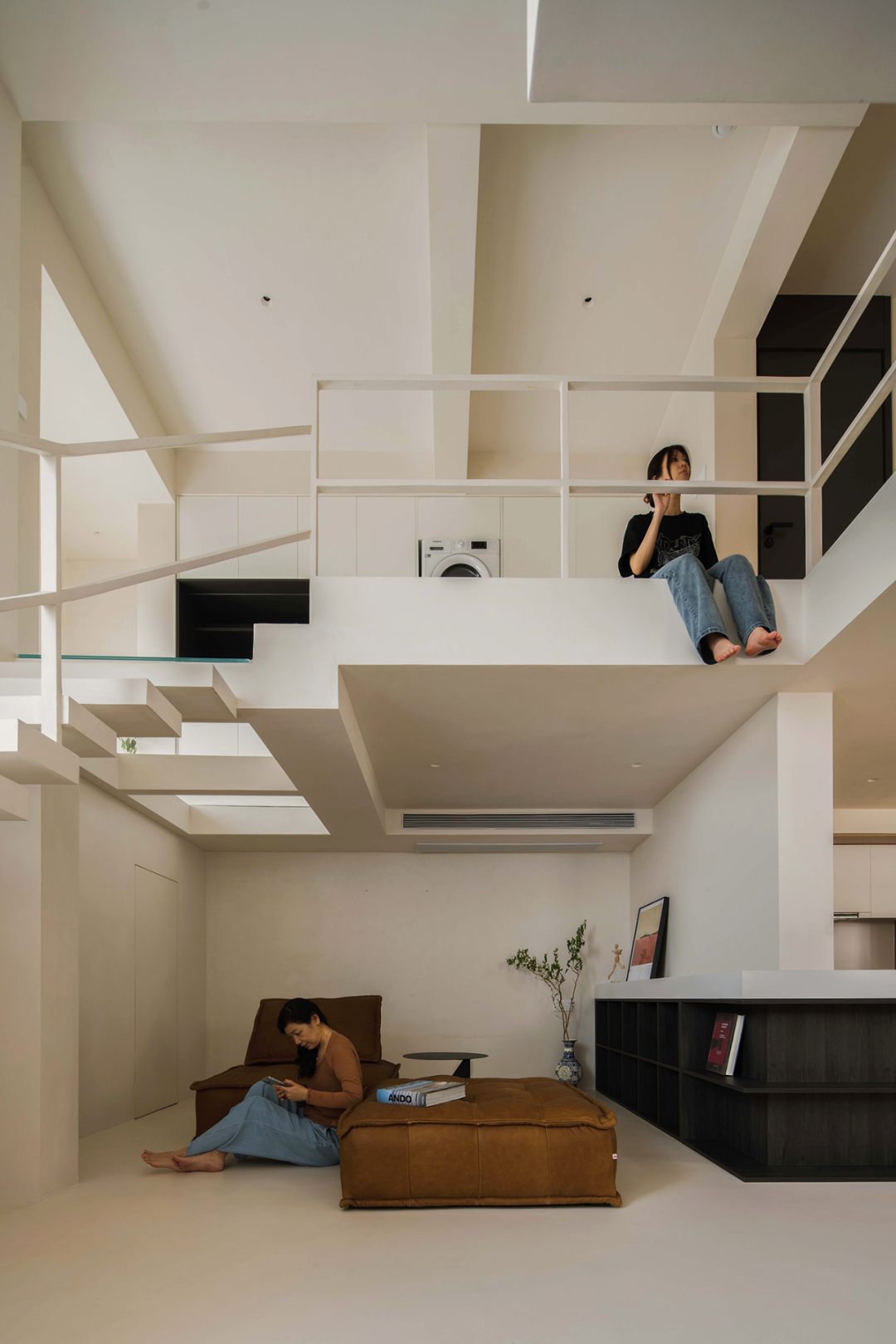 日光 · 天津河北区老住宅改造丨中国天津丨DEEP WHITE 深白设计-23