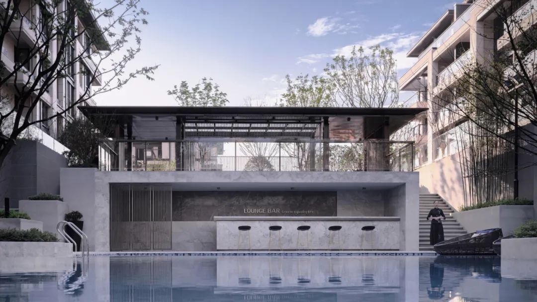 藏珑大境 | 悬浮泳池与自然共生的空中花园-35