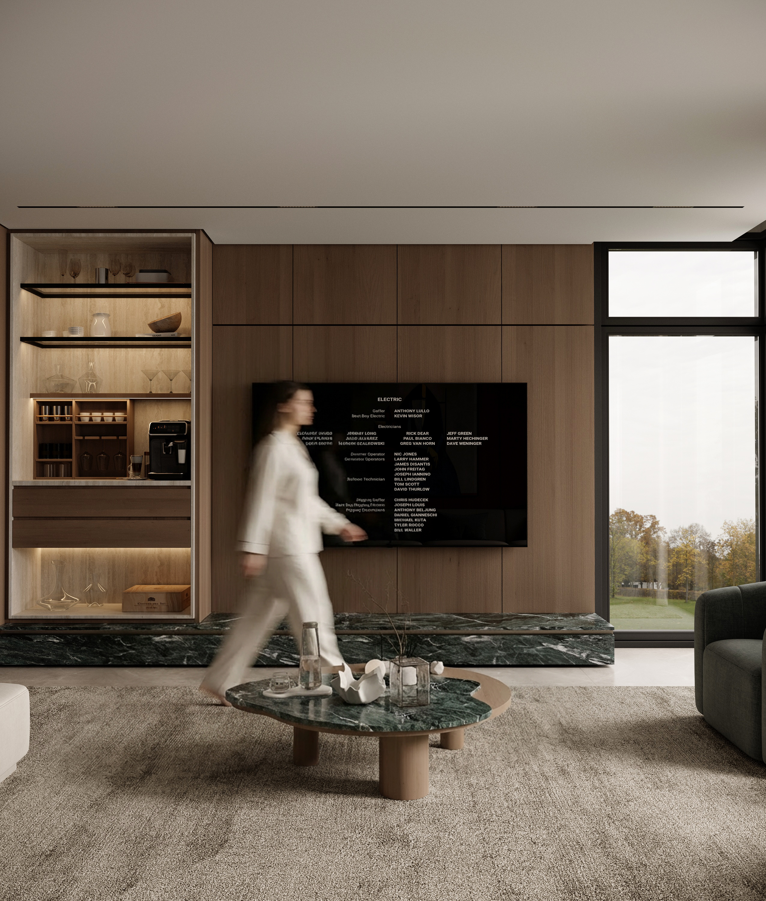客厅设计丨沙特阿拉伯丨Astro Architects-15