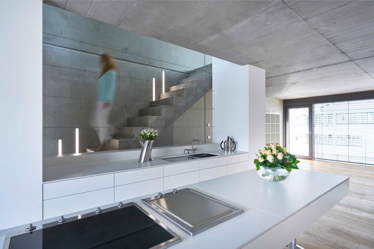 混凝土与木匠家具的完美融合-7