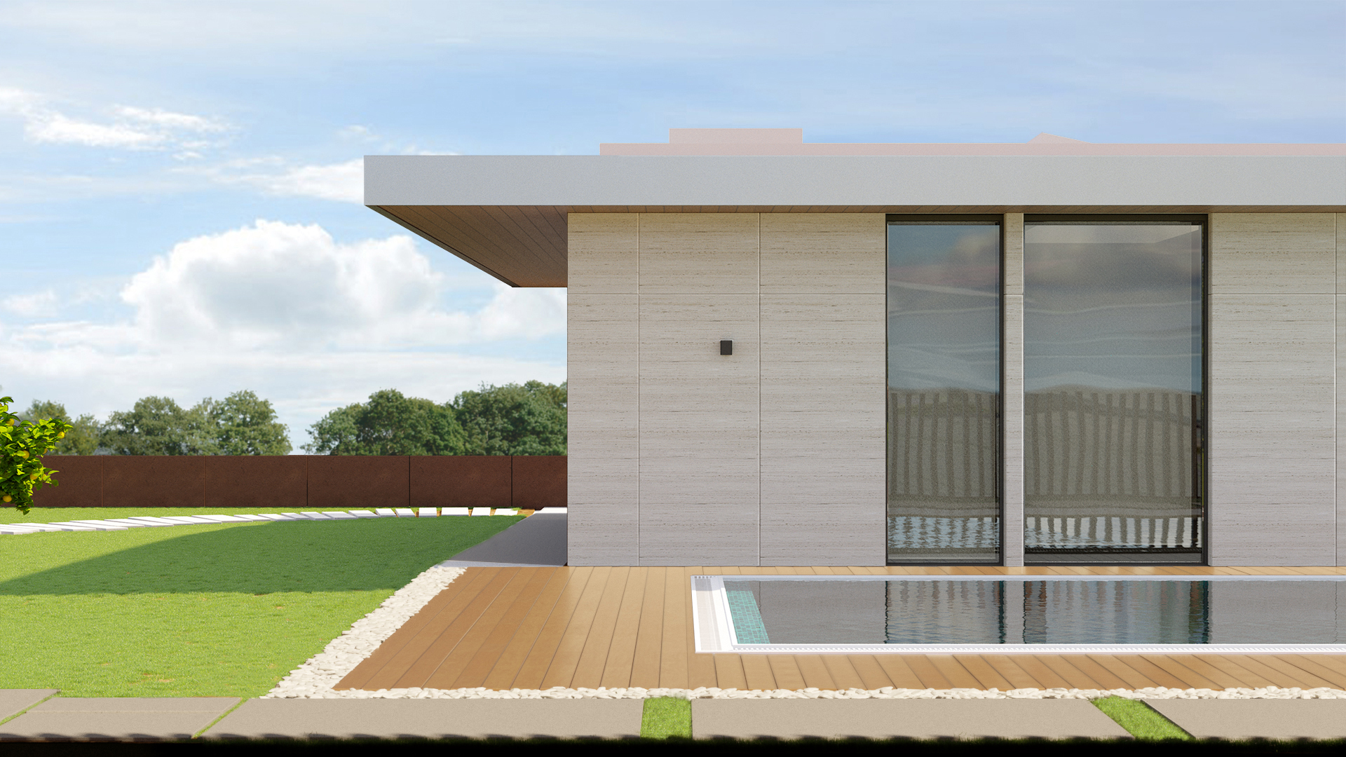 简约材质构建现代隐居空间——Dzoraghbyur 别墅-6