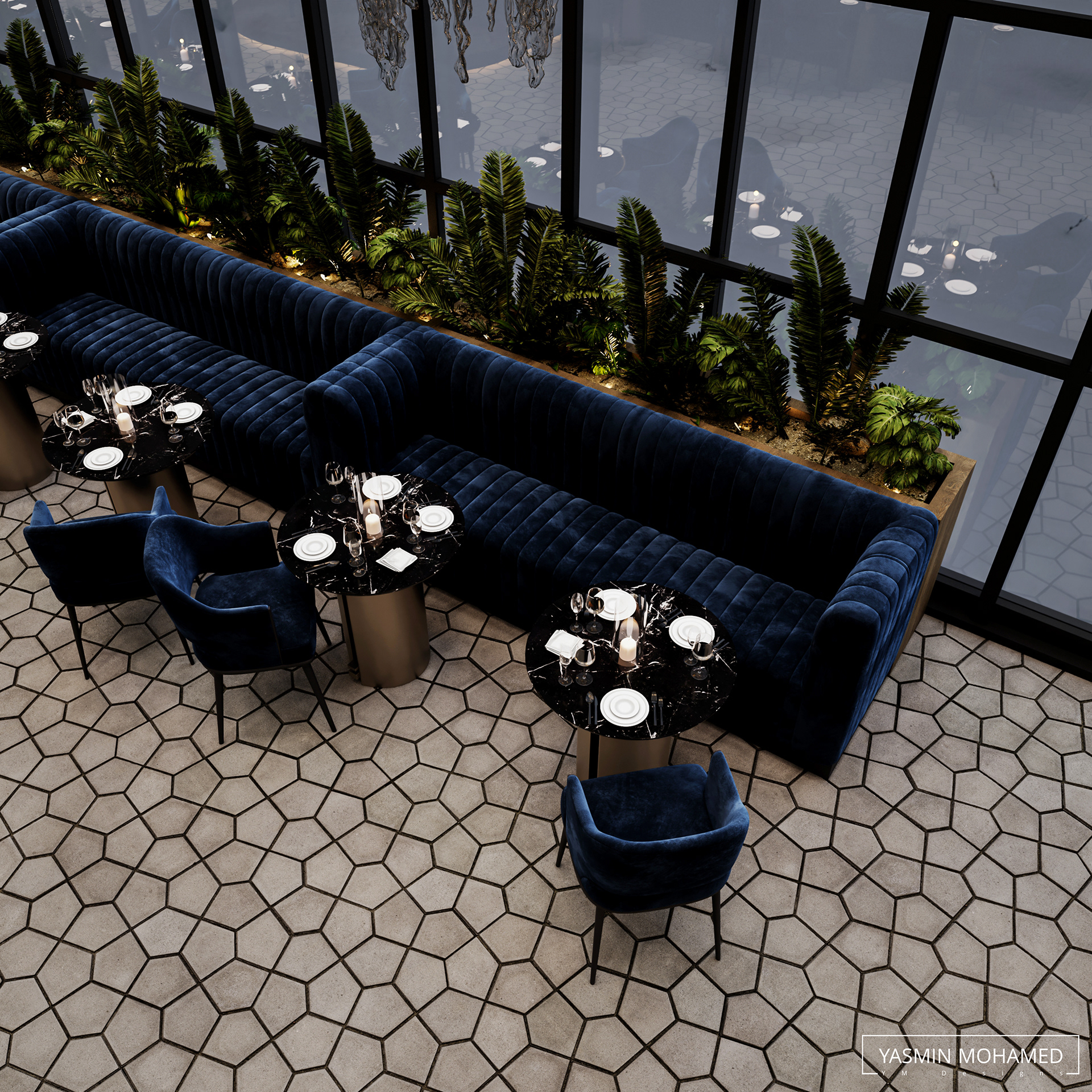 Lu·ury Restaurant Design（豪华餐厅设计）丨yasmin mohamed-8