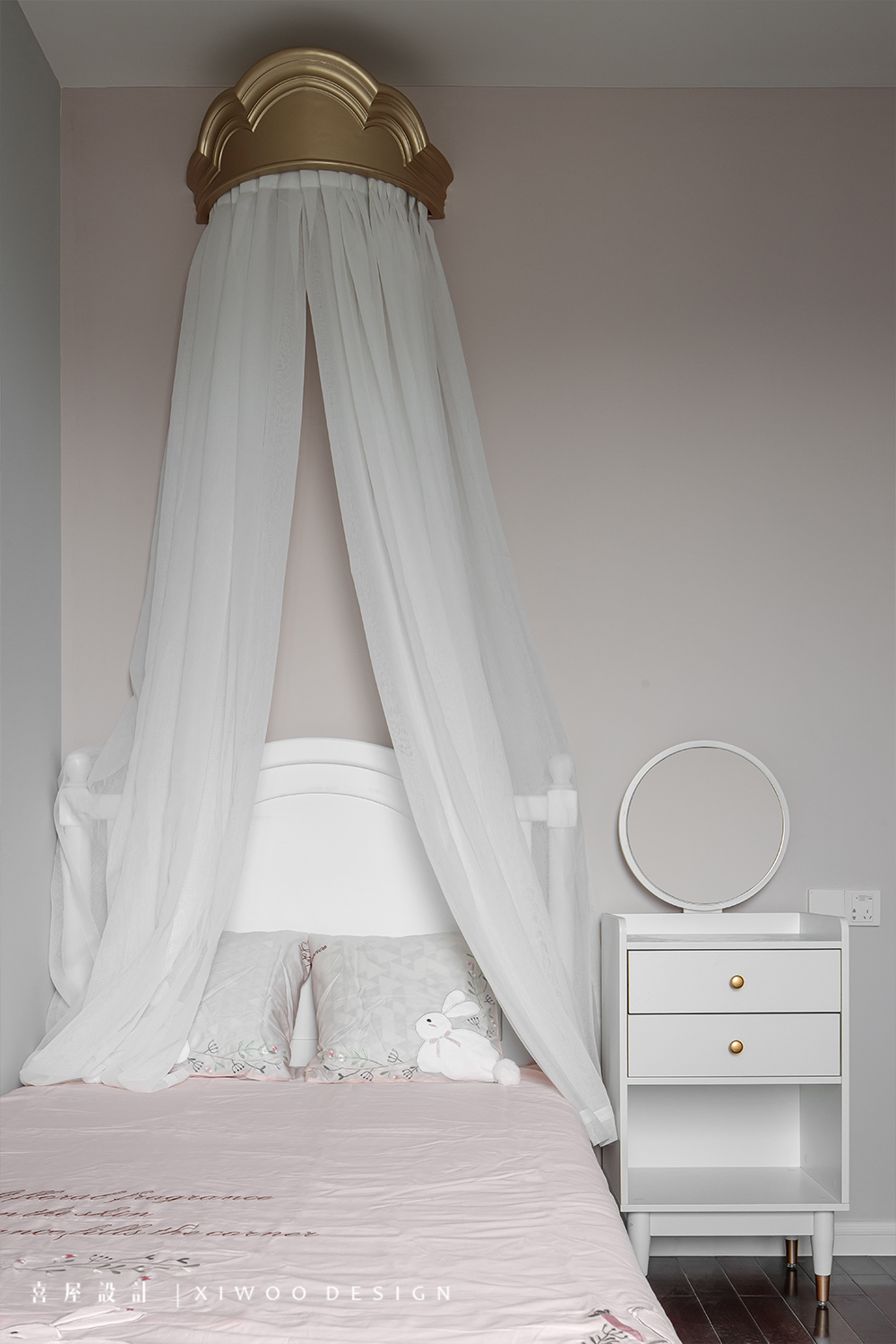 锦城花园 145㎡二手房翻新,喜屋设计打造梦幻成长空间-42