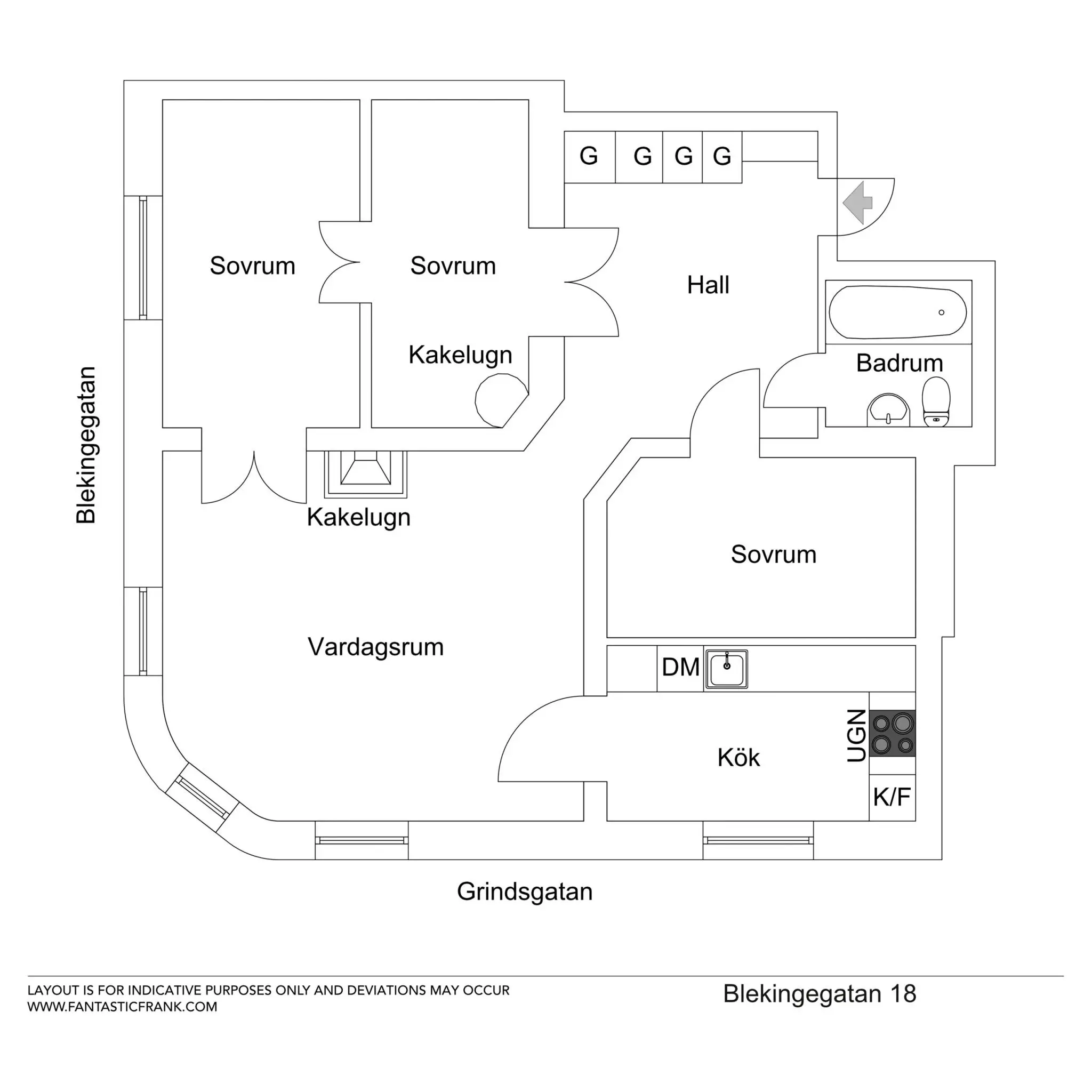 融合复古与现代的瑞典 Art Nouveau 公寓-18