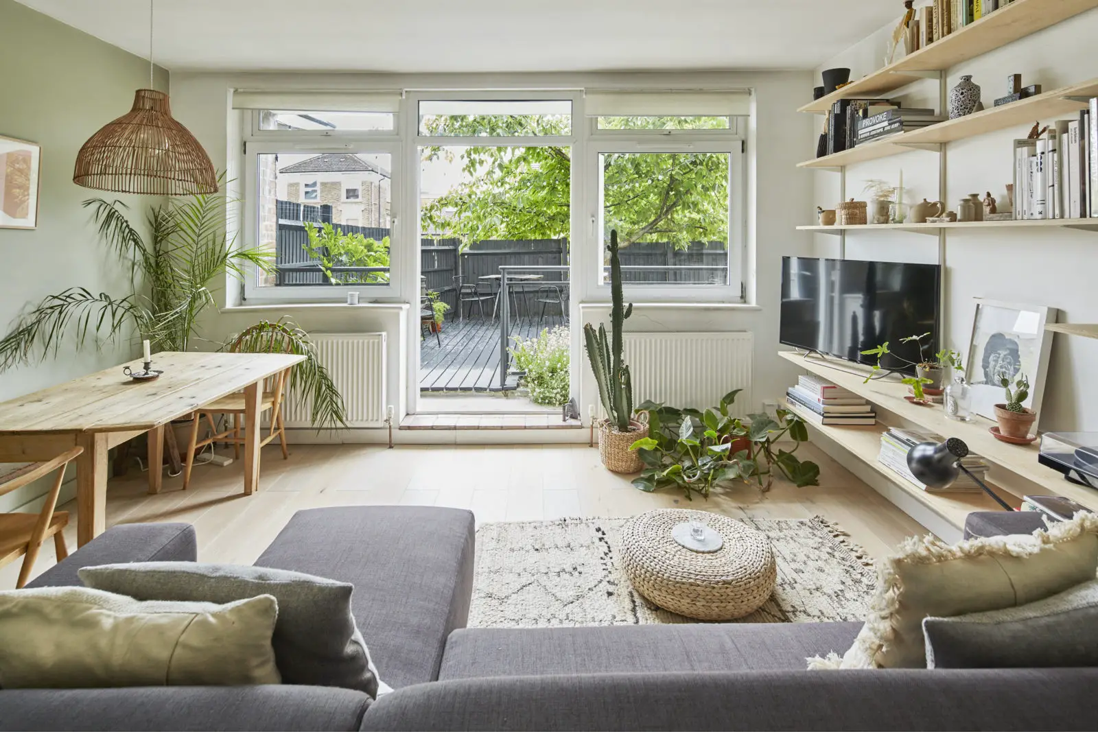 伦敦南部自然风公寓 | 开放式厨房，私人绿意花园-5