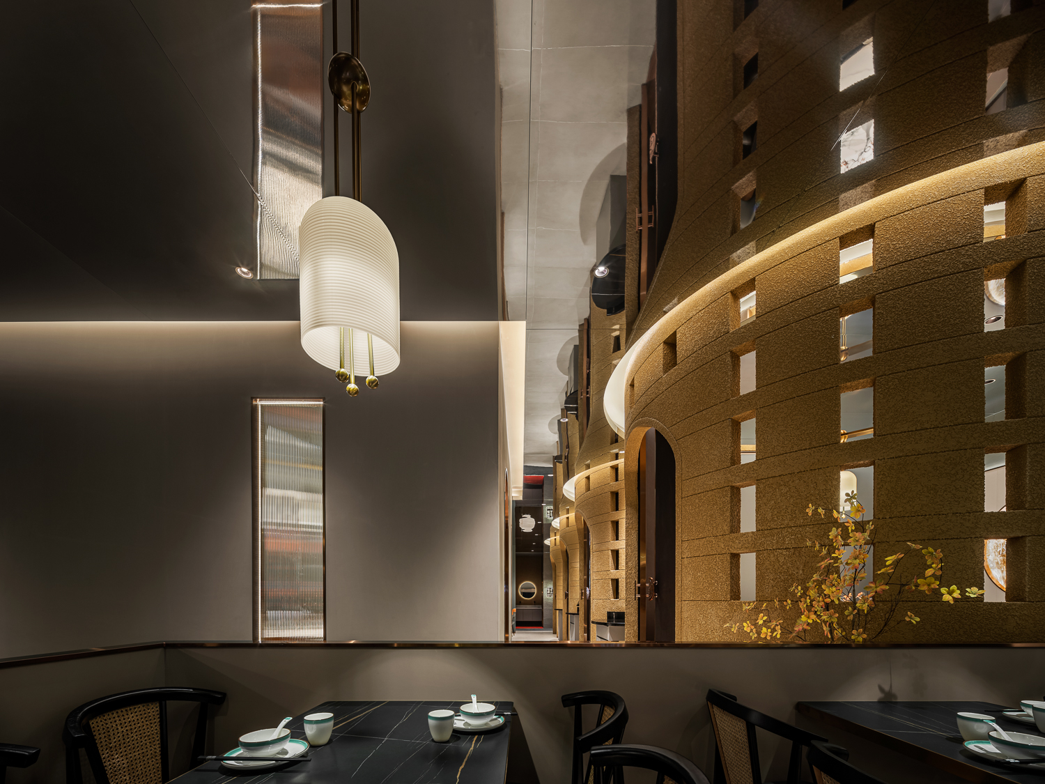 客味 2021 · 丰收客宴,现代版客家围屋餐厅设计丨艺鼎设计-20