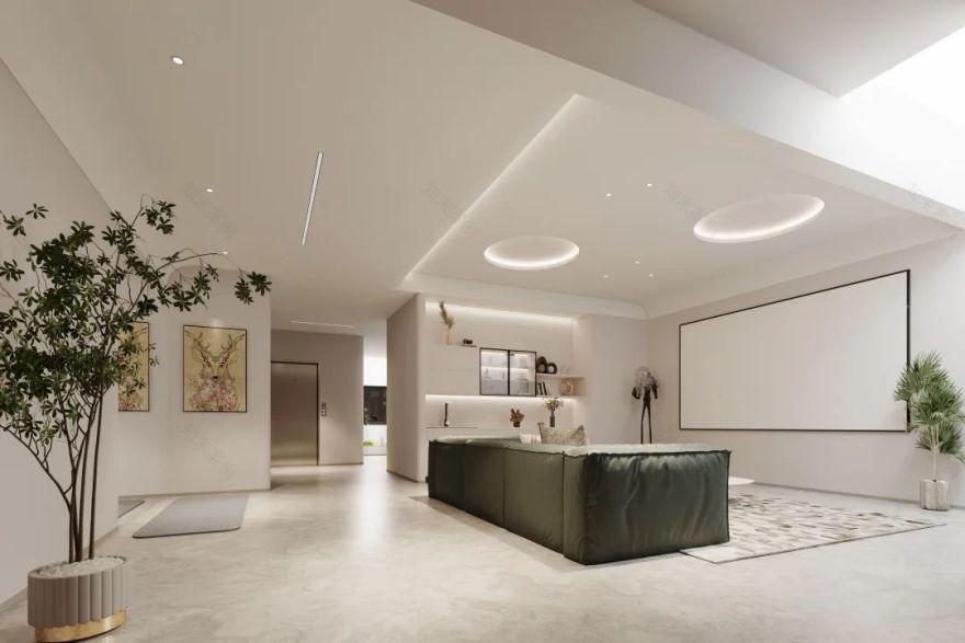 天瑞宸章 x 尚层作品 | 300㎡ 现代简约,质感空间,惬意舒适-34