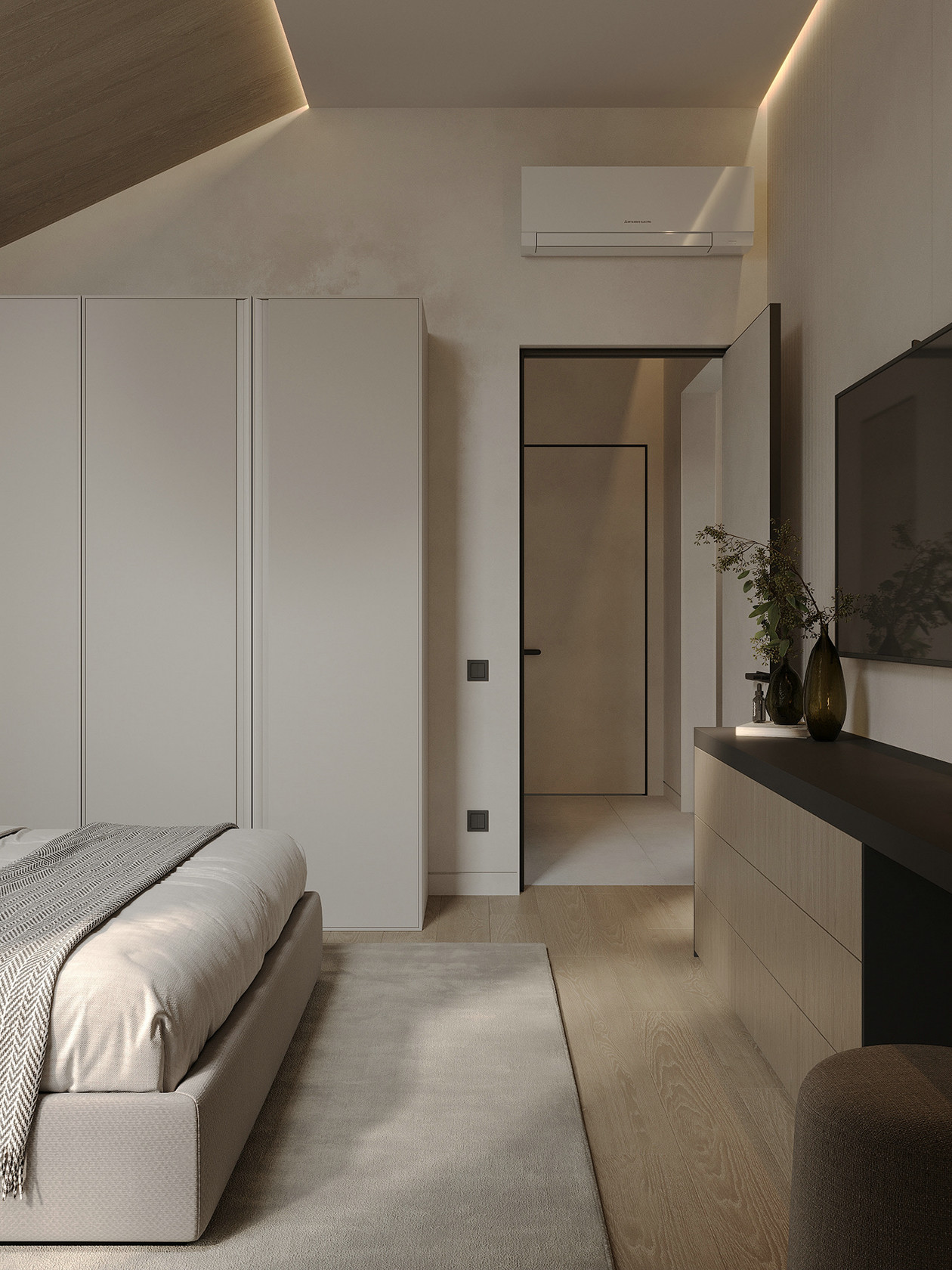 乌克兰原木风小空间公寓设计 超精致！-11