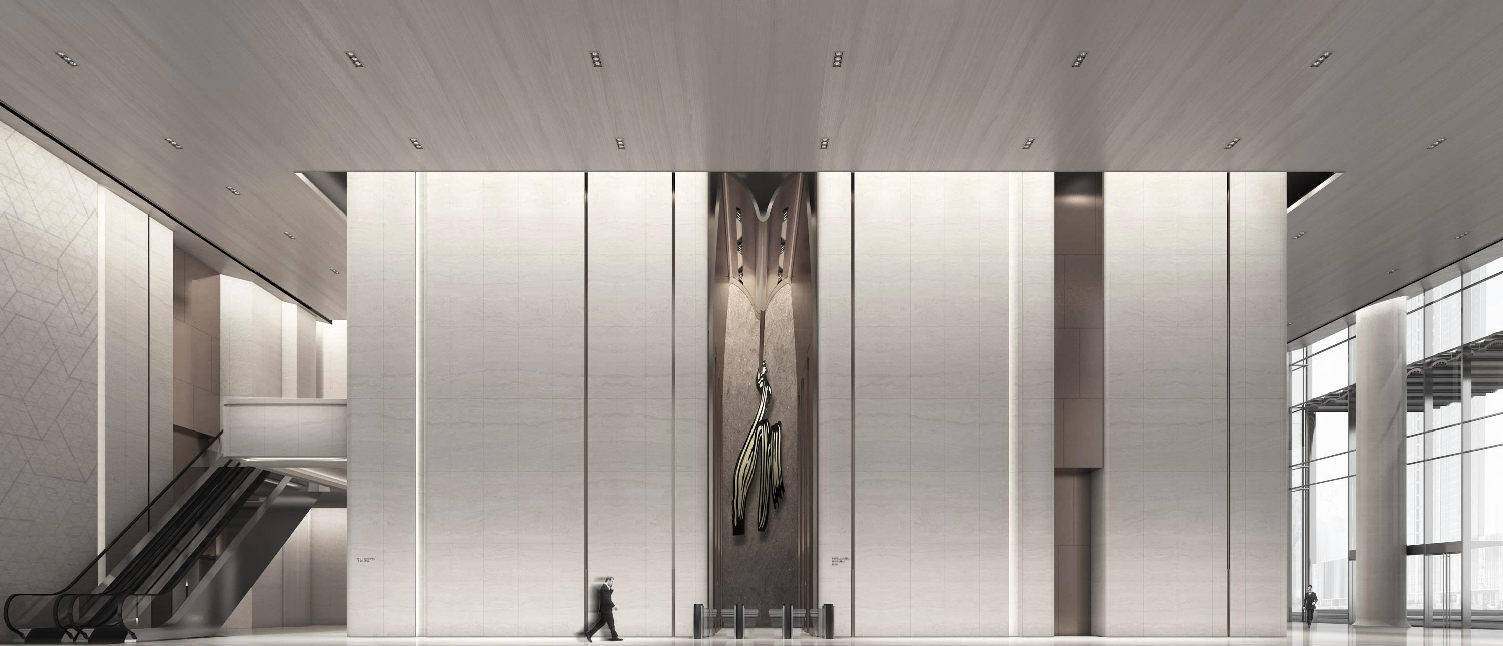 城市组 | 国际办公楼大堂公区 | 施工图-0