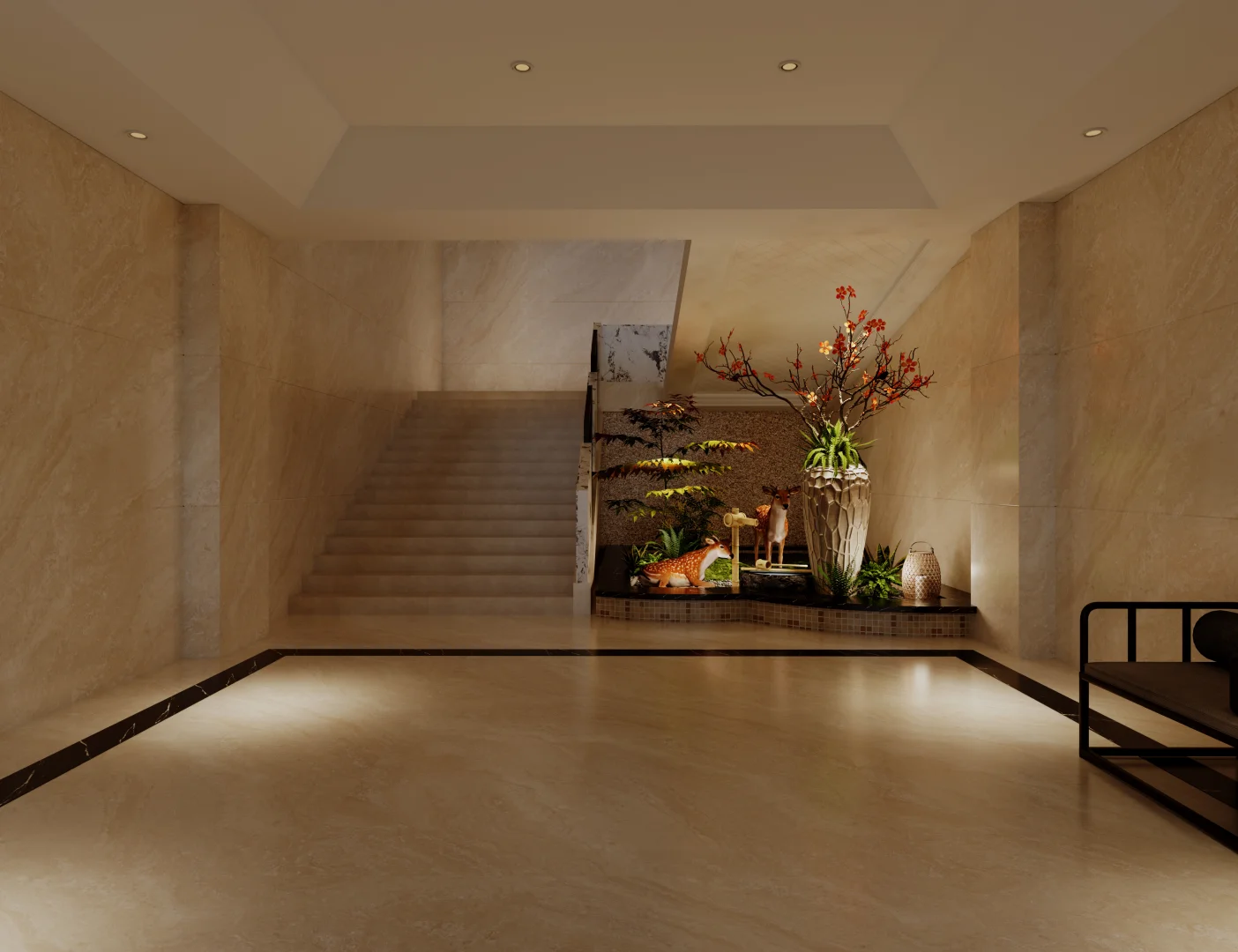 自然元素 打造放松空间的洗浴中心设计-0