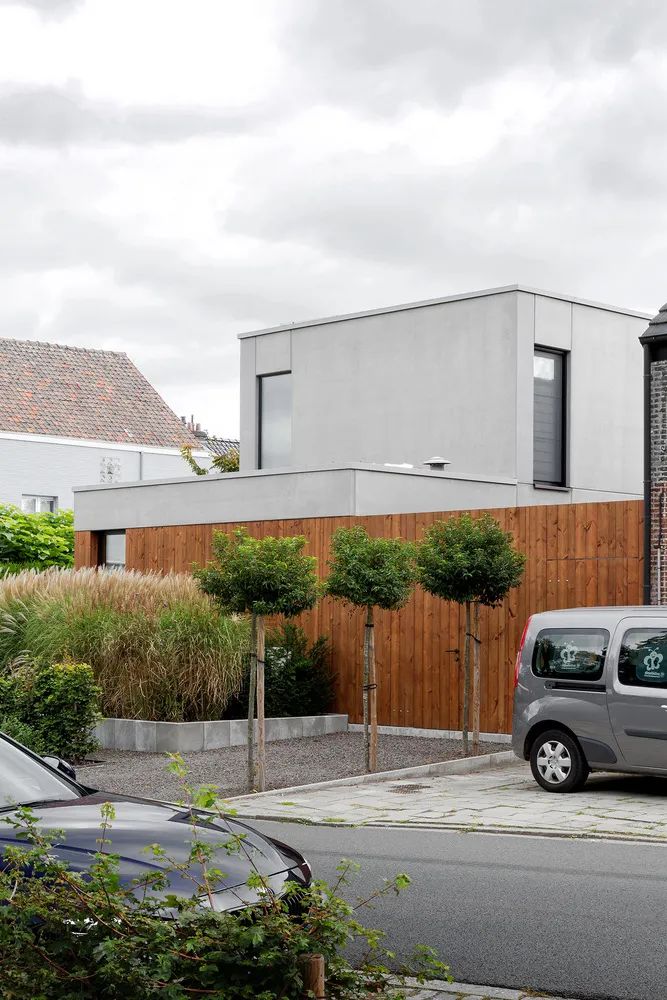 比利时混凝土住宅,温暖现代的可持续发展之家-18