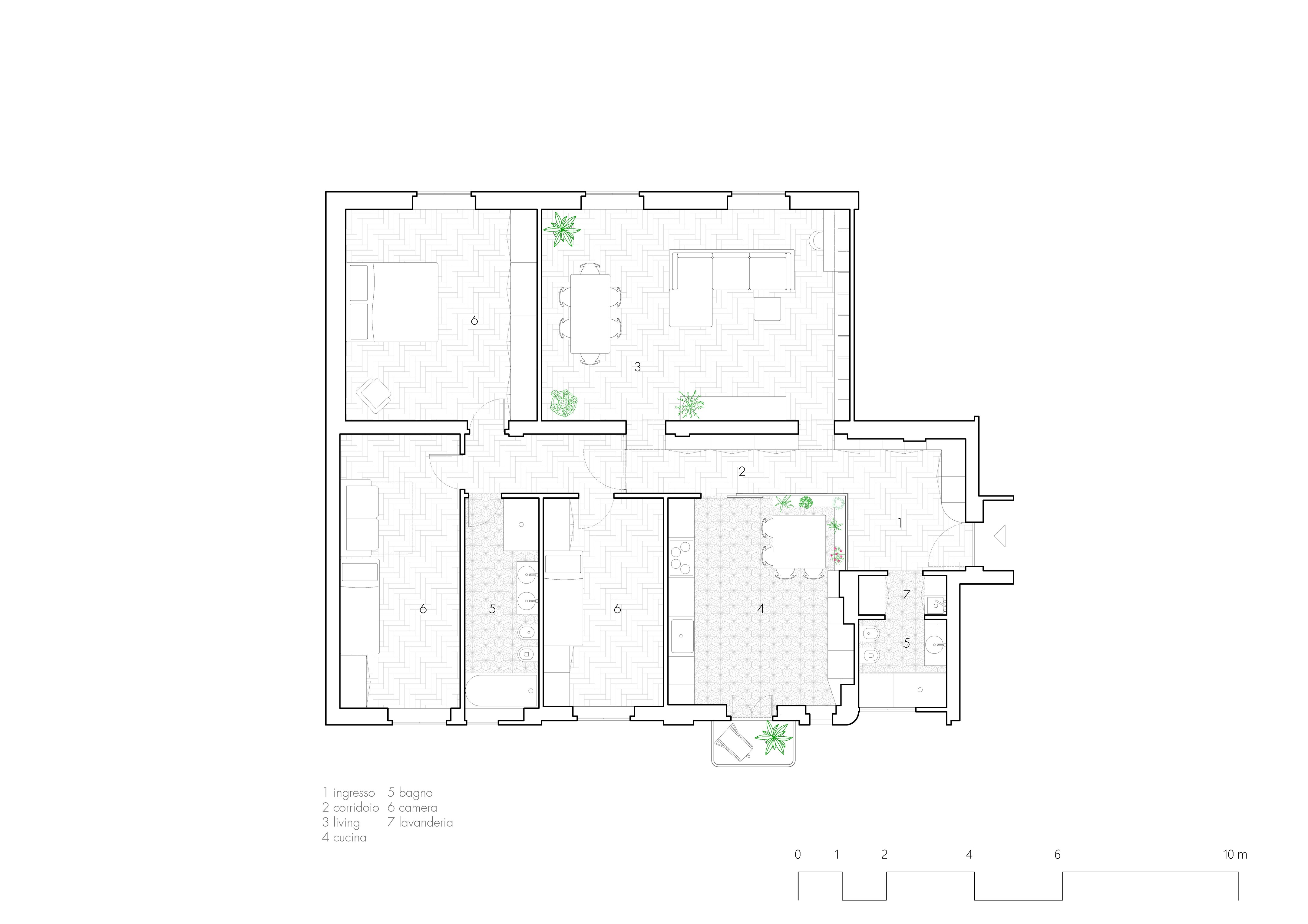 米兰公寓改造丨意大利米兰丨co.arch studio-57
