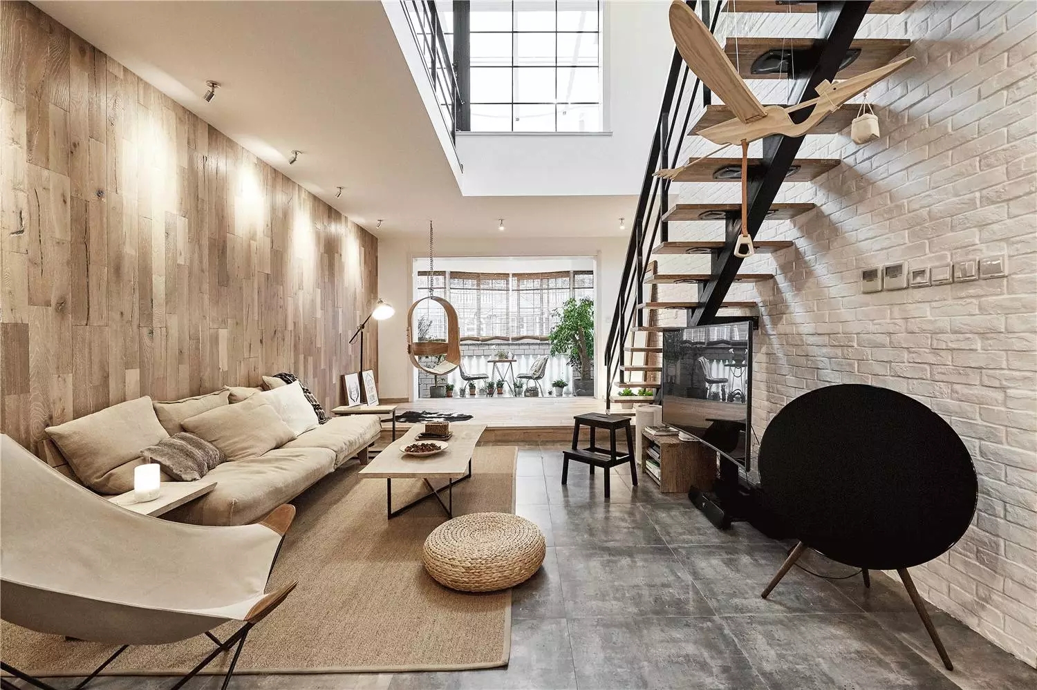 160㎡上海顶层复式改造设计-13