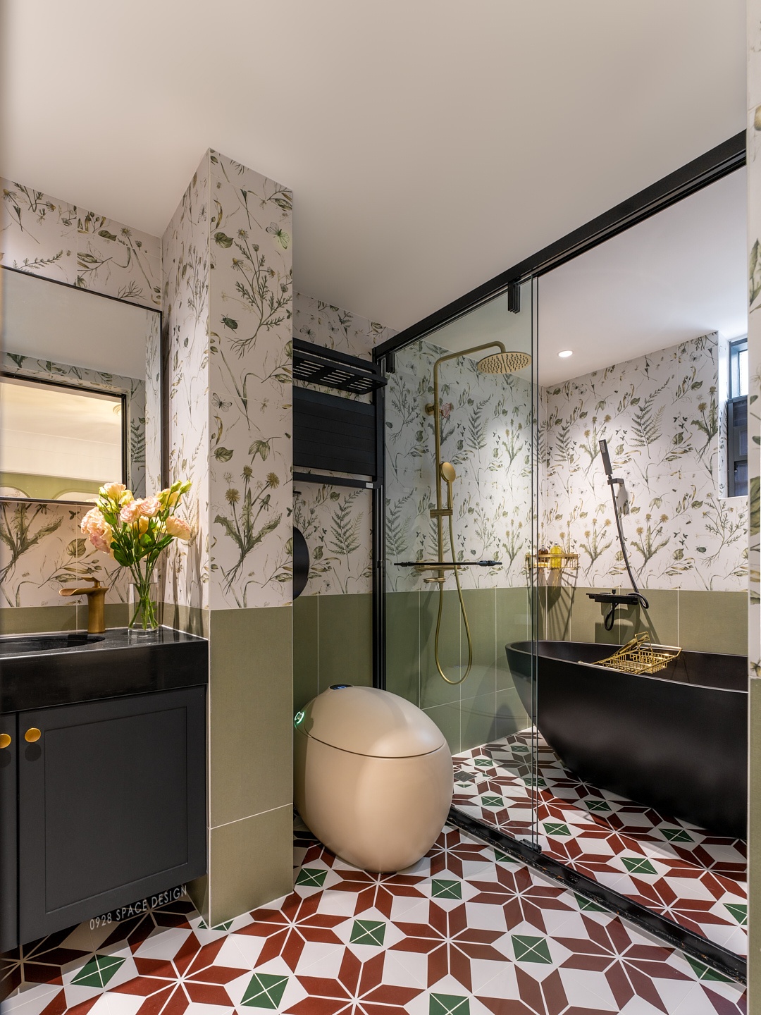 《弥·秘》老钢窗拱形门小复古住宅设计-47