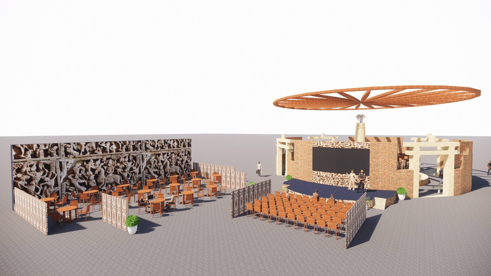 印度馆瓜达拉哈拉世博会设计丨墨西哥瓜达拉哈拉-24