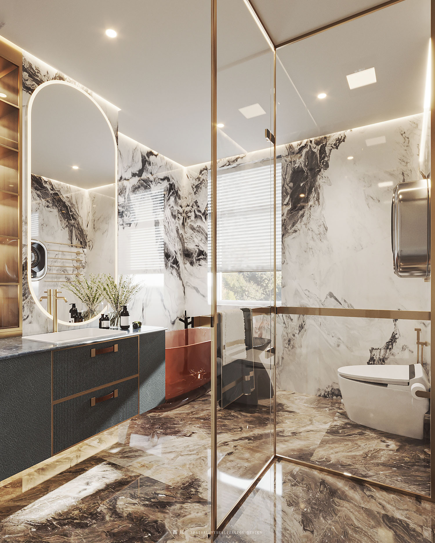 现代轻奢丨魔方空间设计-39