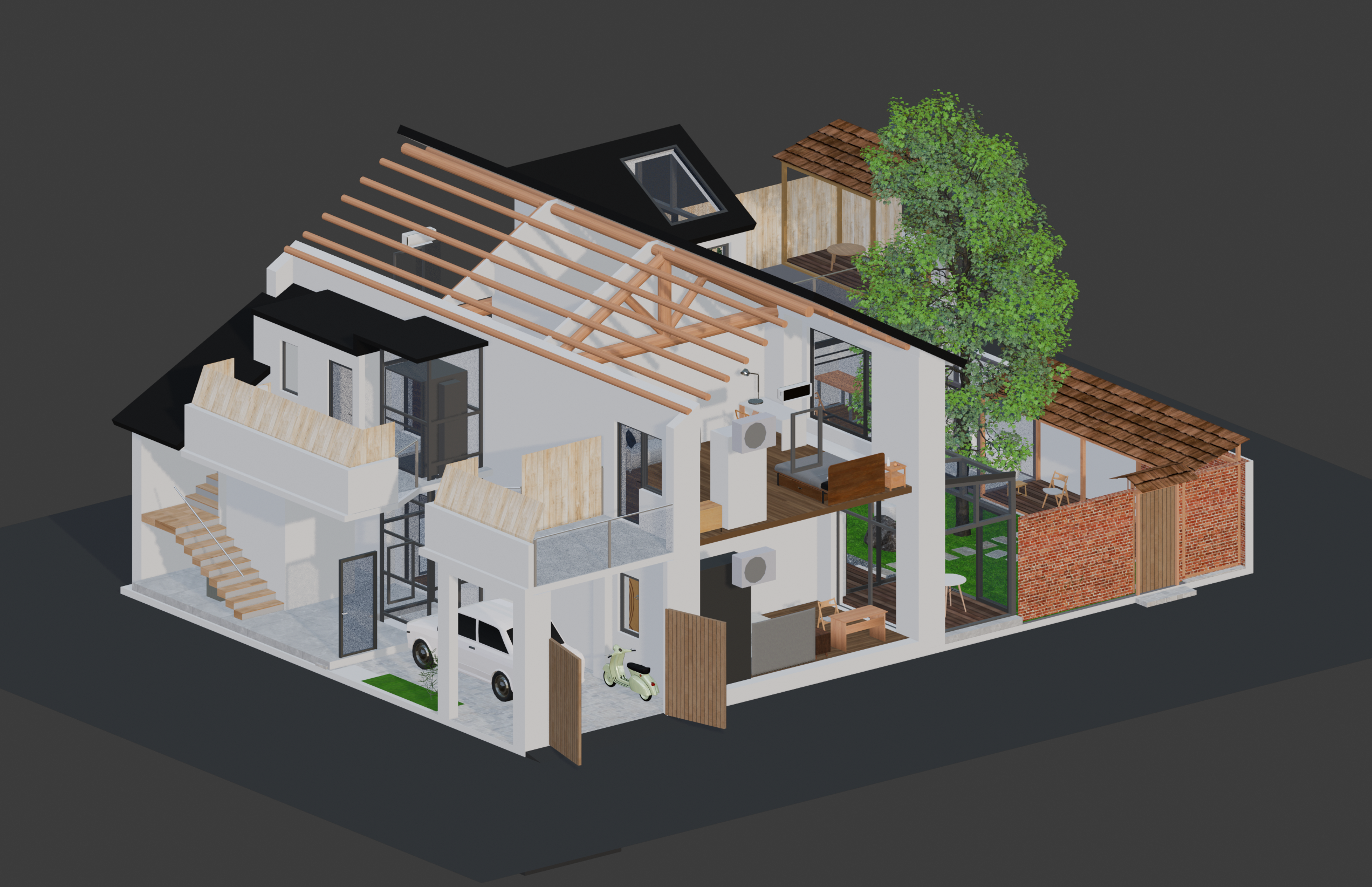 blender自建房设计3-5