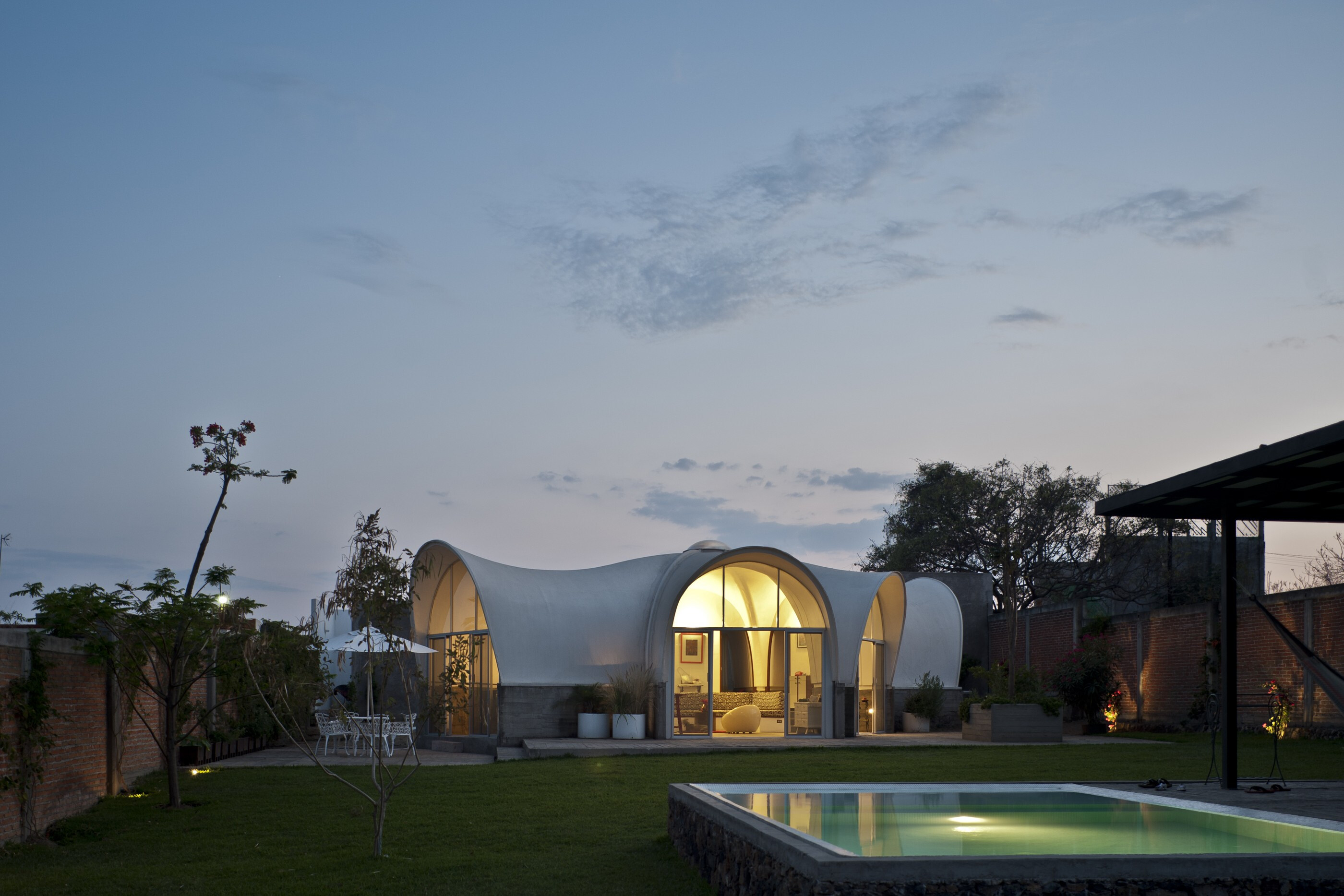 墨西哥 Tlayacapan 的现代私人住宅-28