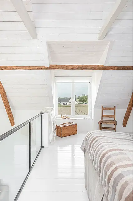 蓝绿色调的法国乡村风格与北欧风室内设计-8