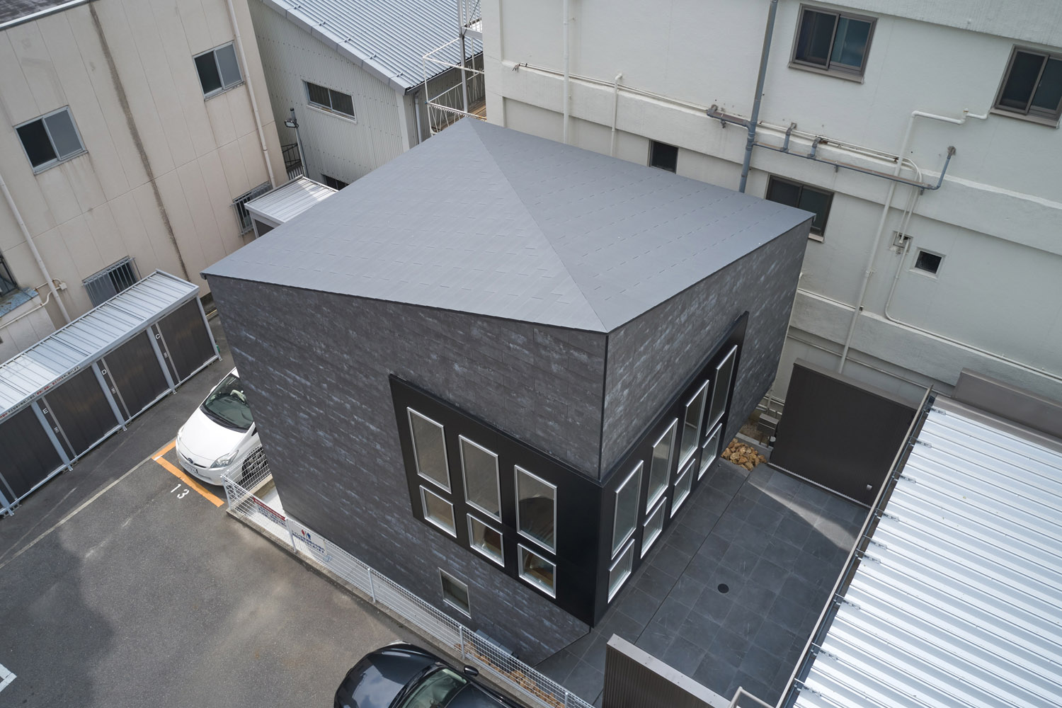 停车场和小办公楼丨YOSHIHIRO KATO ATELIER-5