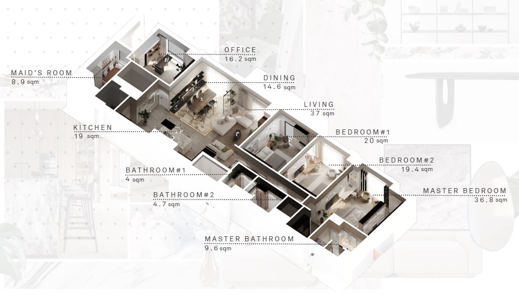 MTD 公寓室内设计丨阿联酋迪拜丨MEZZANINE studio-7