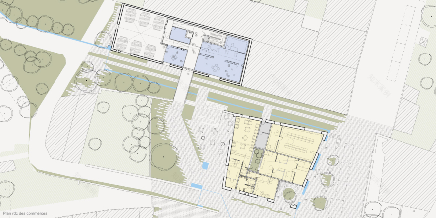 Pôle culturel et commercial(文化商业中心)丨法国丨CoCo architecture等-5