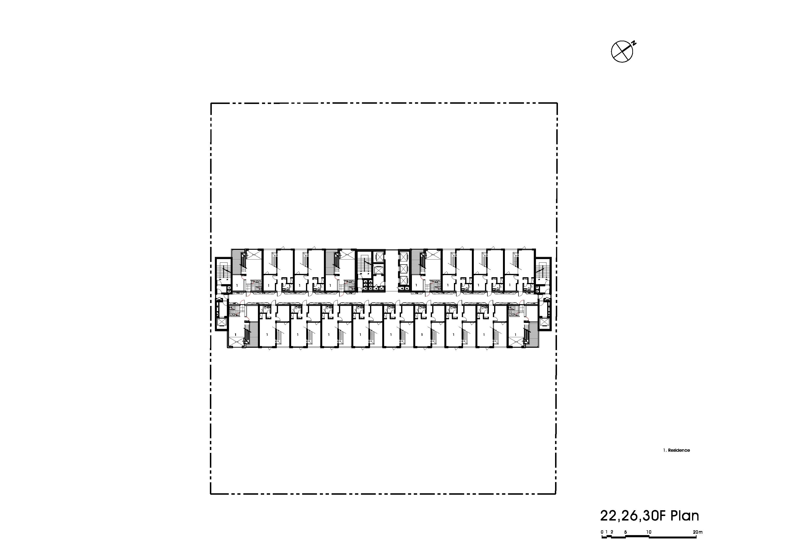 分层露台公寓 | 商业区里的宜居设计-32