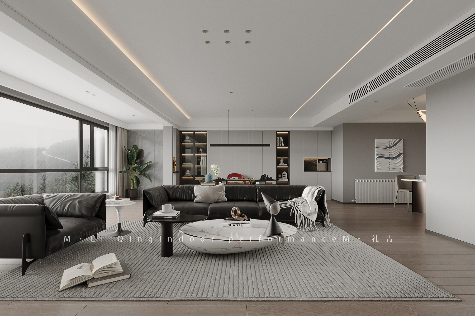 客餐厅——现代风格-3