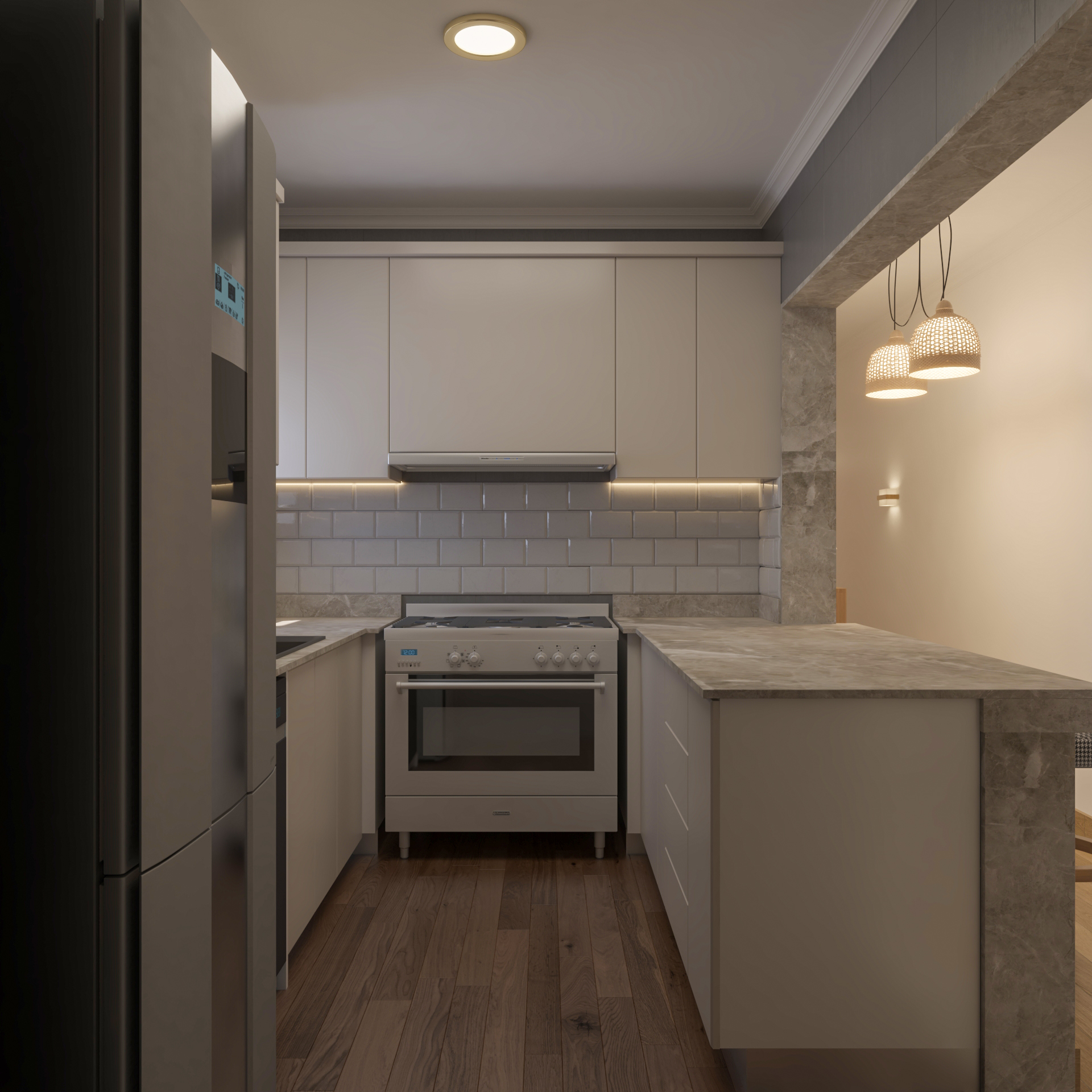 Apartment Boho Style at Saba Basha Alexandria-9