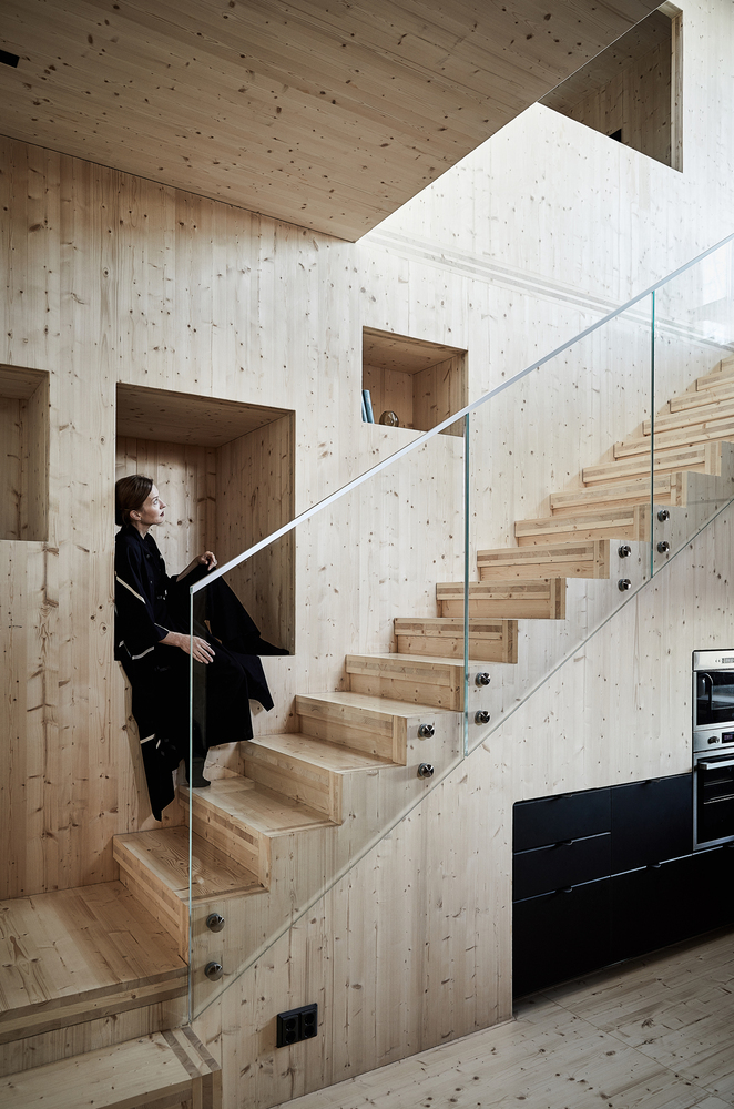芬兰“陨石”住宅丨芬兰拉赫蒂丨Ateljé Sotamaa-39