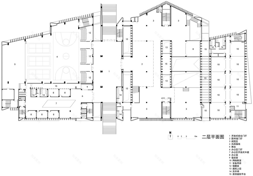 江西建设职业技术学院信息综合楼丨中国南昌丨华南理工大学建筑设计研究院有限公司陶郅工作室-65