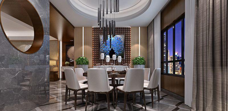 太和翠园300㎡现代简约别墅设计-2