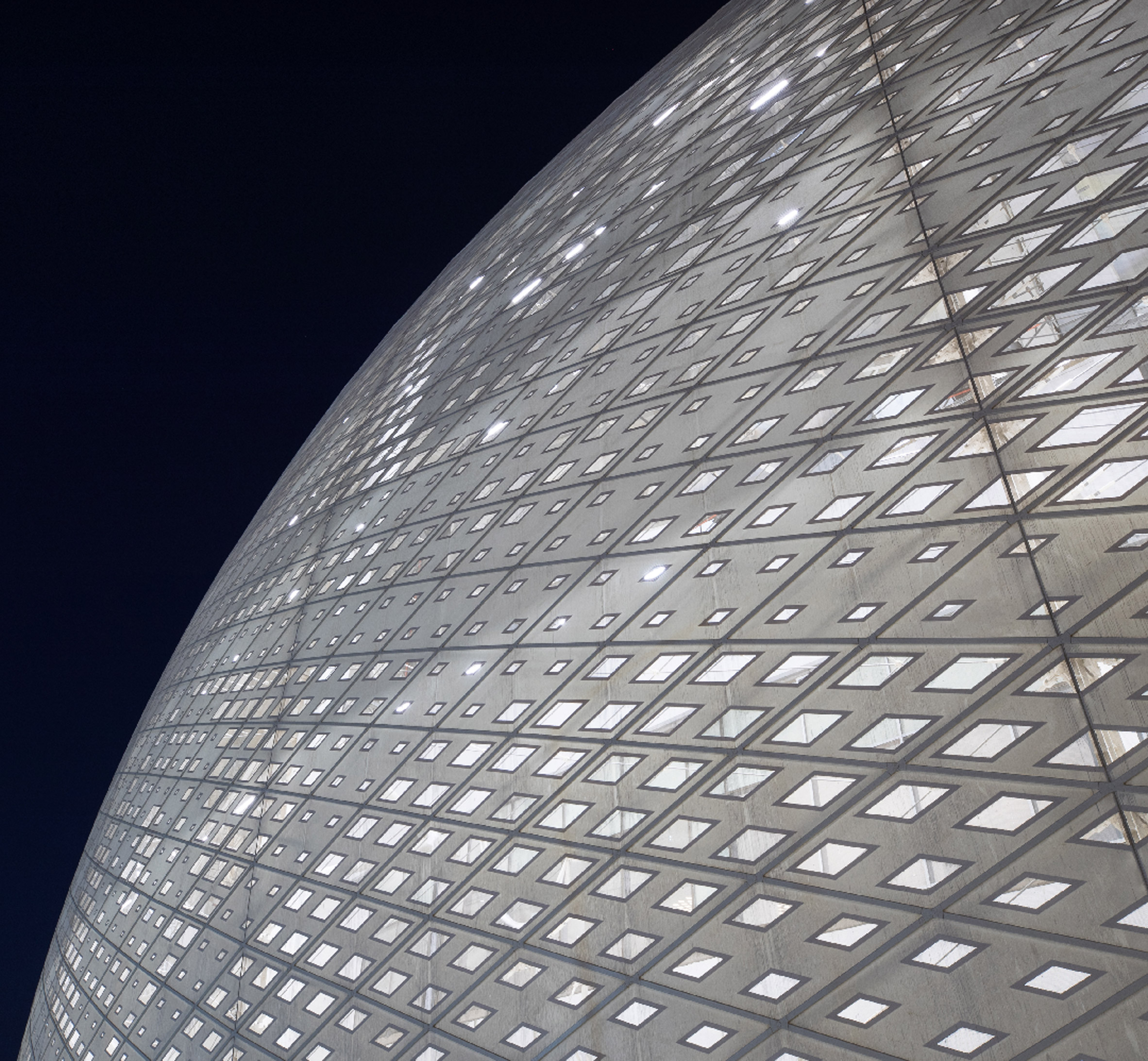 卡塔尔世界杯场馆"传统阿拉伯头巾"造型 Stadium Opens-11