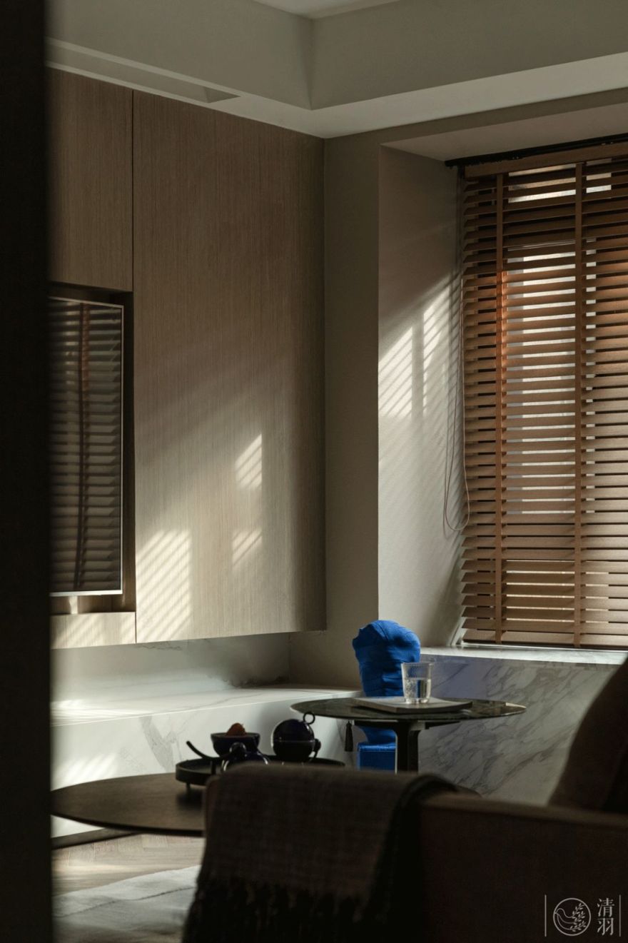 成都市复式公寓的现代简奢花园生活-62